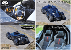 3D printed parts in the Caresto Arkham Car , Gumball 3000